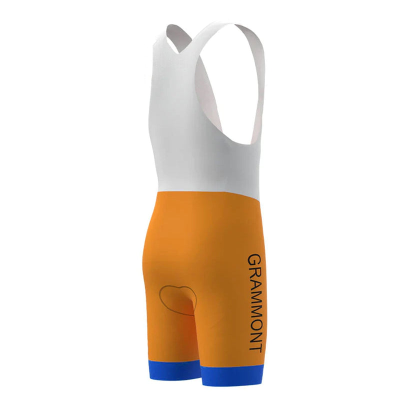 LIBERIA Grammont Orange Vintage Cycling Bib Shorts