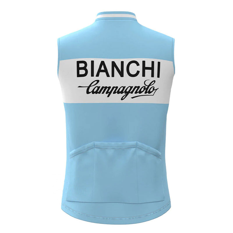 Bianchi Blue Retro MTB Cycling Vest