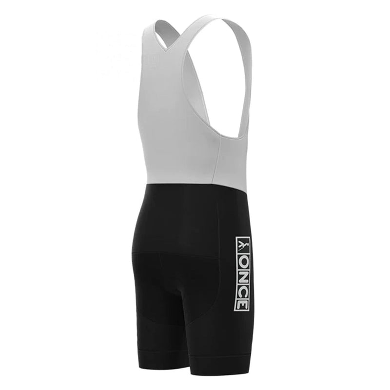 ONCE Black Vintage Cycling Bib Shorts