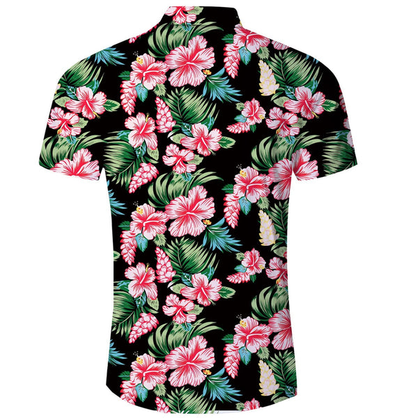 Tropical Floral Funny Hawaiian Shirt