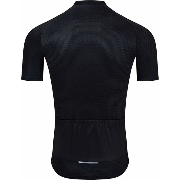 Black Short Sleeve Men Funny MTB Short Sleeve Cycling Jersey Top