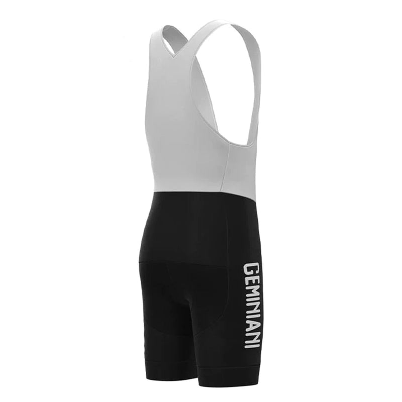 Saint Raphaël Geminiani Black Vintage Cycling Bib Shorts