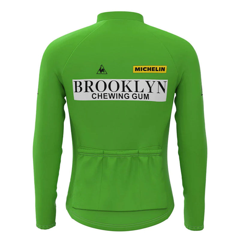 Brooklyn Green Long Sleeve Cycling Jersey Matching Set