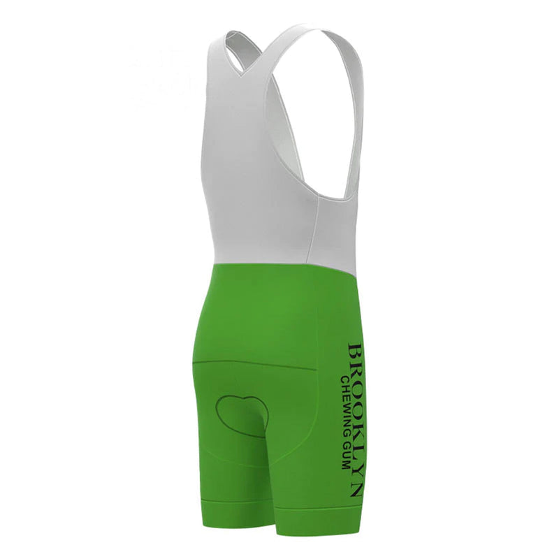 Brooklyn Green Vintage Cycling Bib Shorts