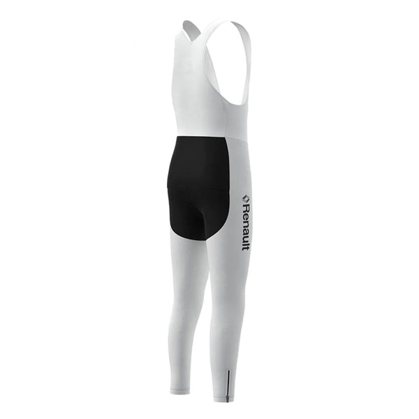 Renault White Retro MTB Bike Pants