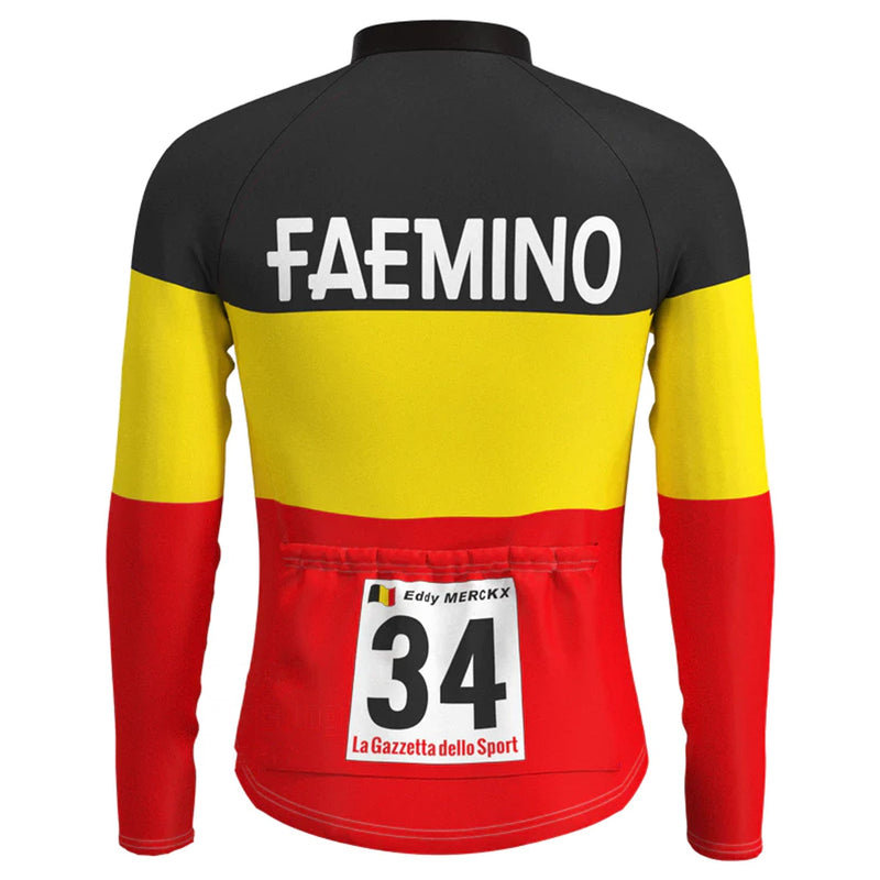 Faemino Long Sleeve Cycling Jersey Matching Set
