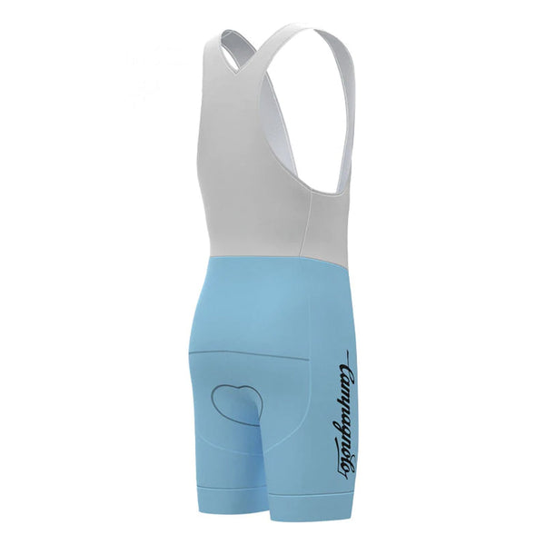 Bianchi Blue Vintage Cycling Bib Shorts