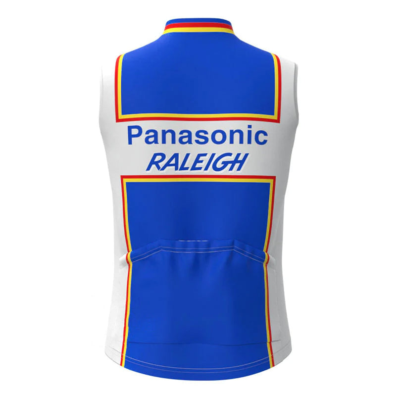 Panasonic Raleigh Blue Retro MTB Cycling Vest