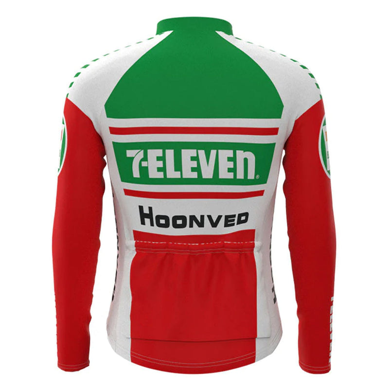 Hoonved 7-Eleven Long Sleeve Cycling Jersey Matching Set