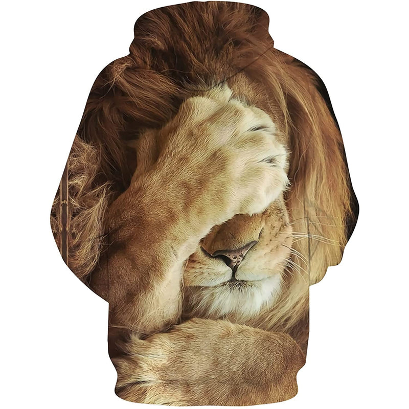 Lion Funny Hoodie