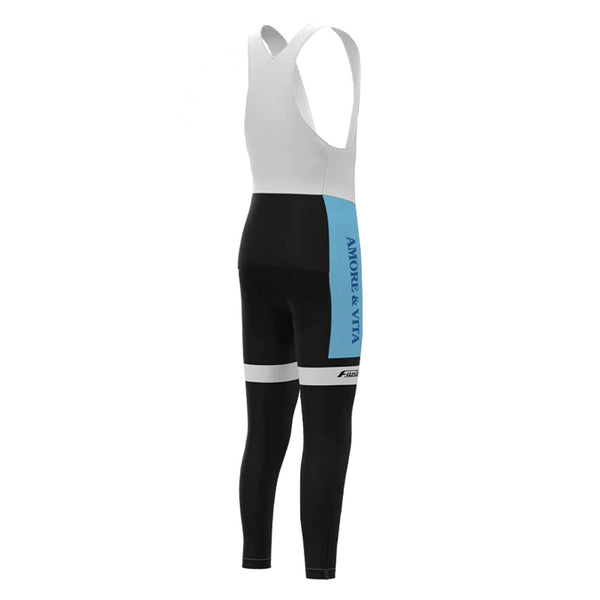 Amore & Vita Blue Retro MTB Bike Pants