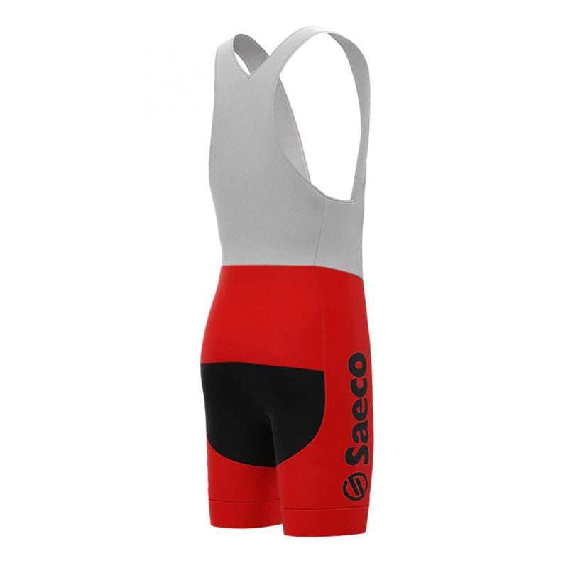 Seaco Red Vintage Cycling Bib Shorts