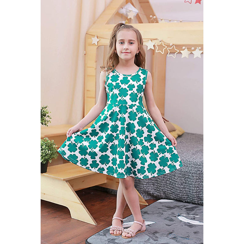 St Patrick's Day Shamrock Funny Girl Dress