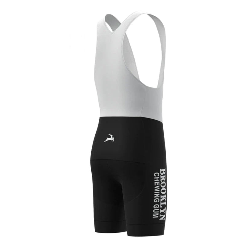 Brooklyn Chewing Gum Black Vintage Cycling Bib Shorts