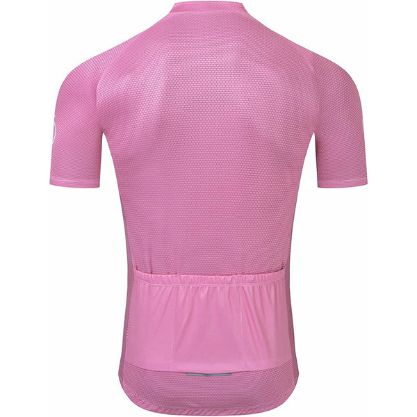 Pink Short Sleeve Men Funny MTB Short Sleeve Cycling Jersey Top