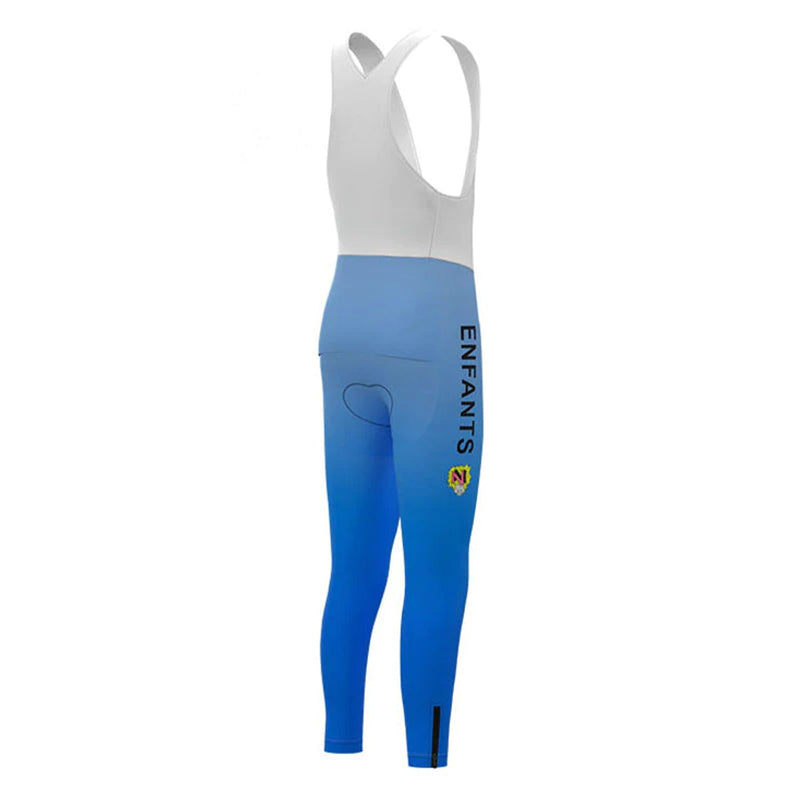 Z Vêtements Blue Long Sleeve Cycling Jersey Matching Set