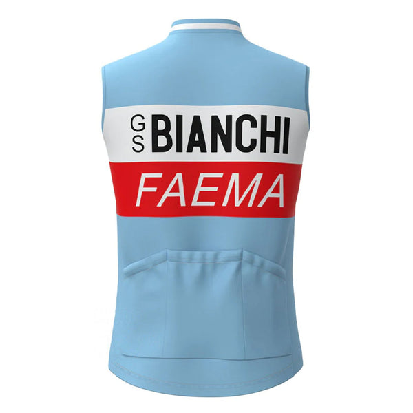 BIANCHI Red Blue Retro MTB Cycling Vest