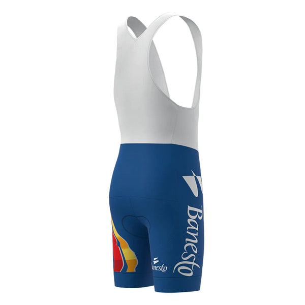 Banesto Blue Vintage Cycling Bib Shorts