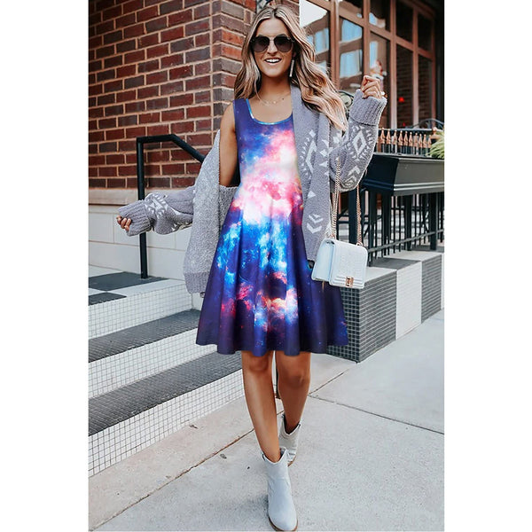 Galaxy Nebula Funny Dress for Women