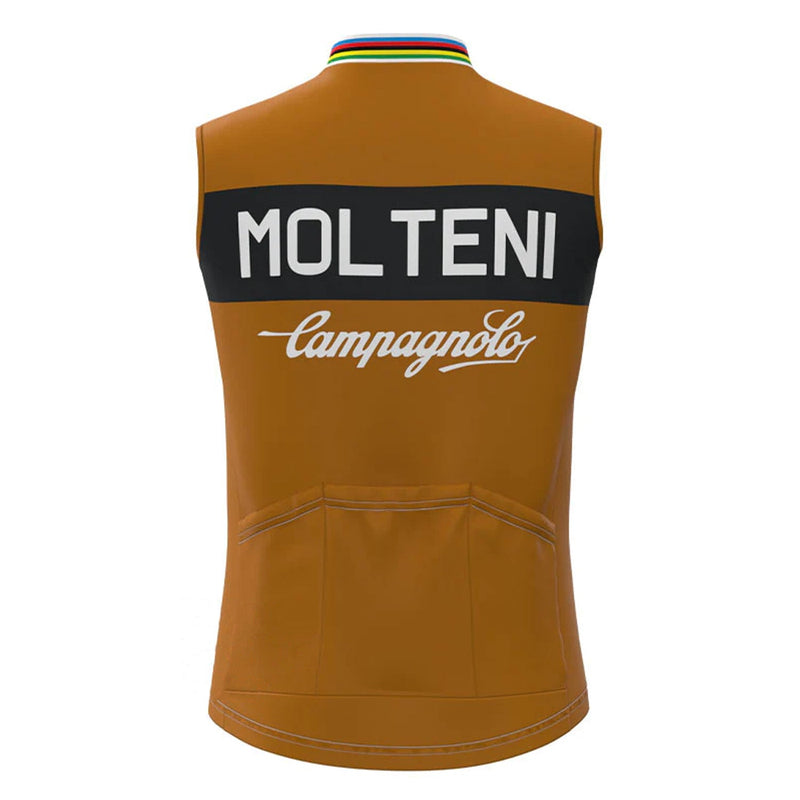 Molteni Brown Retro MTB Cycling Vest