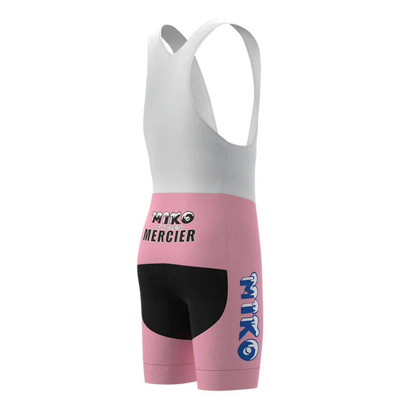 Miko Mercier Pink Vintage Cycling Bib Shorts