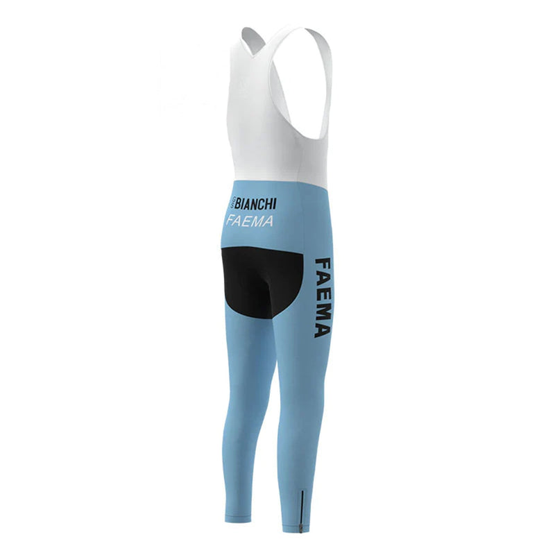 BIANCHI Blue Retro MTB Bike Pants