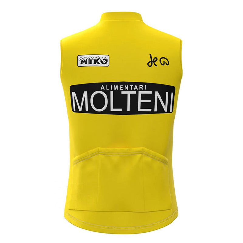 Molteni Yellow Retro MTB Cycling Vest