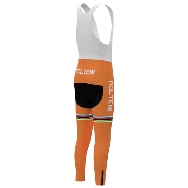 Molteni Orange Retro MTB Bike Pants