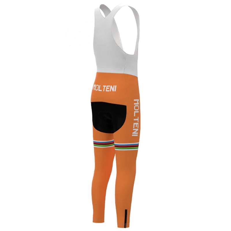 Molteni Orange Retro MTB Bike Pants