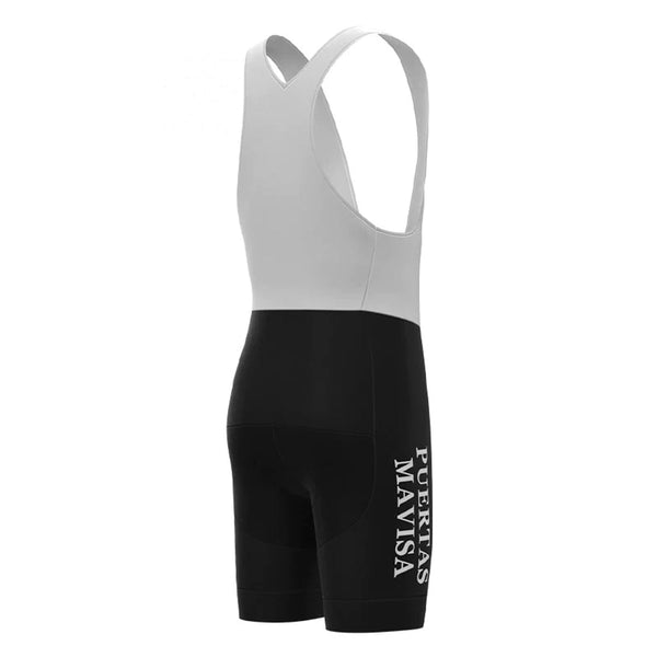 Puertas Mavisa Black Vintage Cycling Bib Shorts