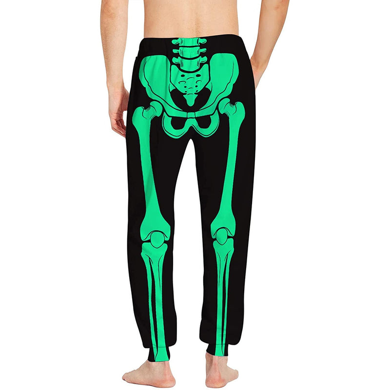 Green Skeleton Sweatpants