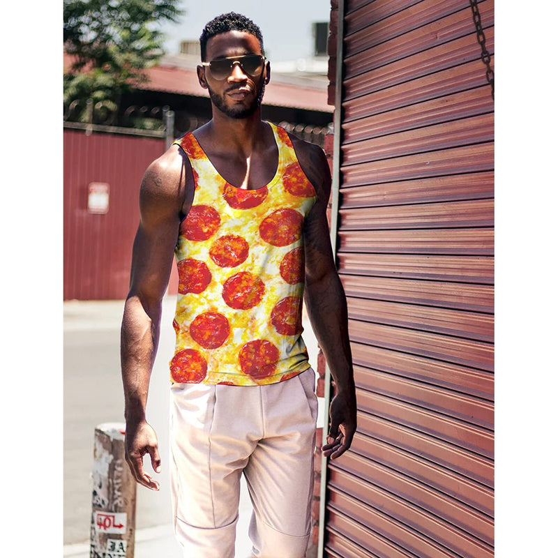 Pizza Funny Tank Top