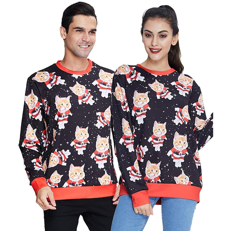 Christmas Shirt Cat Ugly Christmas Sweater