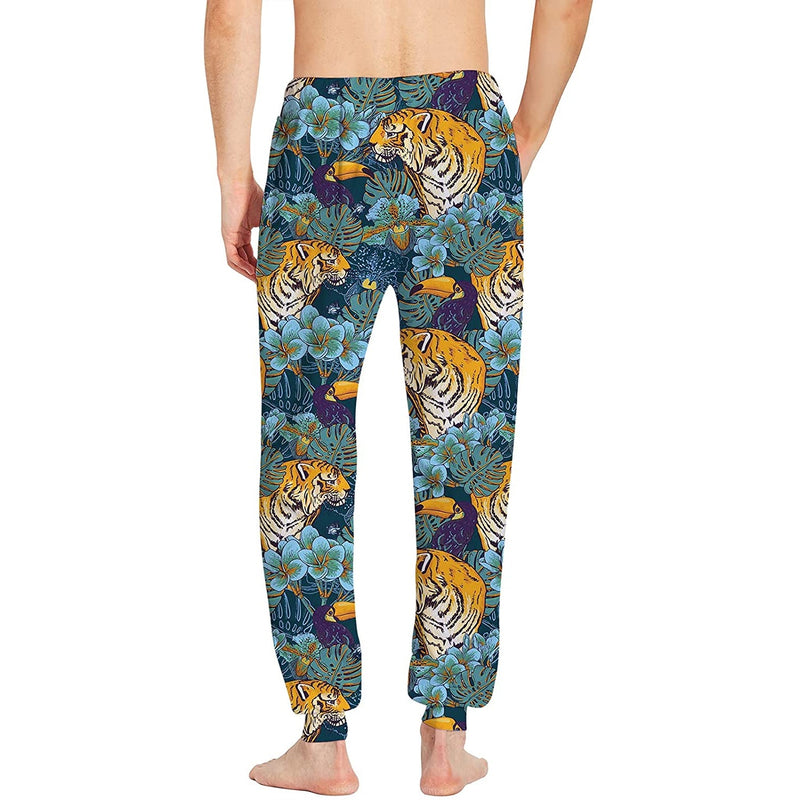 Leaves Tiger Funny Joggers