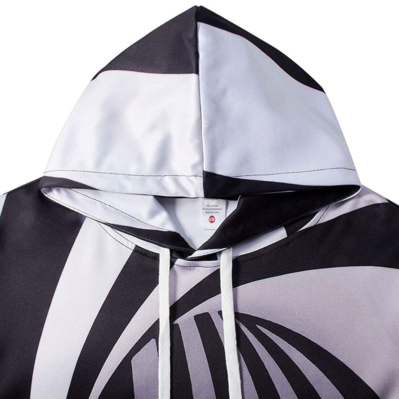 White & Black Tunnel Funny Hoodie