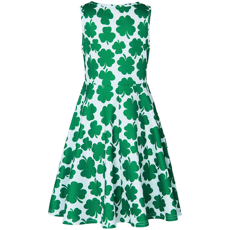 St Patrick's Day Shamrock Funny Girl Dress