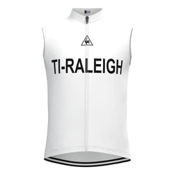 TI Ralelgh White Retro MTB Cycling Vest