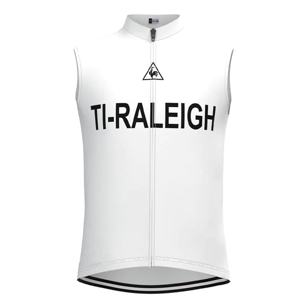 TI Ralelgh White Retro MTB Cycling Vest