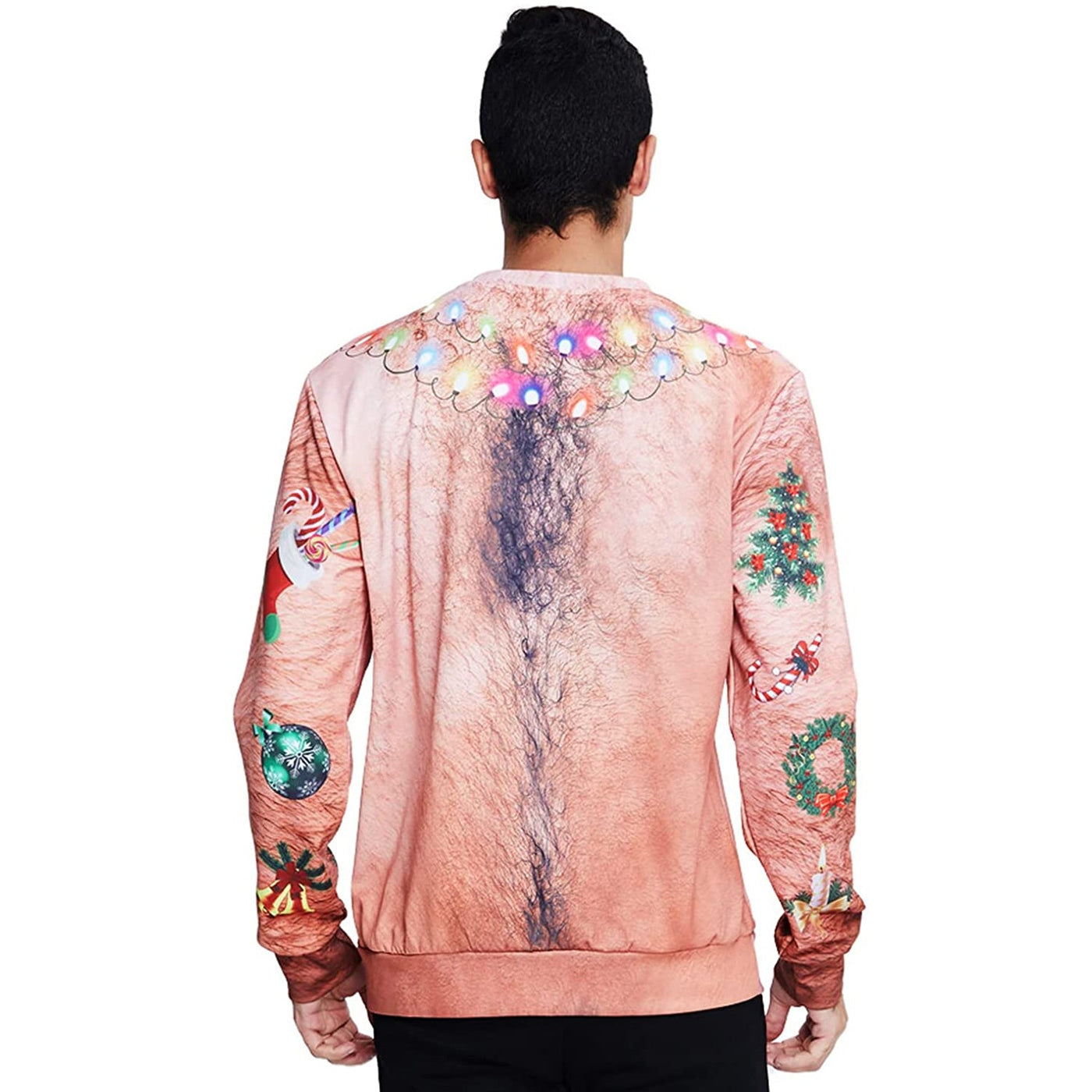 Hairy chest sweaters online