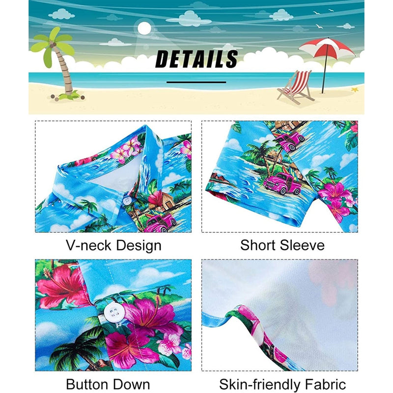 Island Car Funny Toddler Hawaiian Shirt
