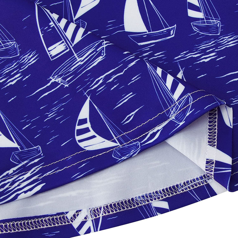 Sailboat Blue Funny Girl Dress