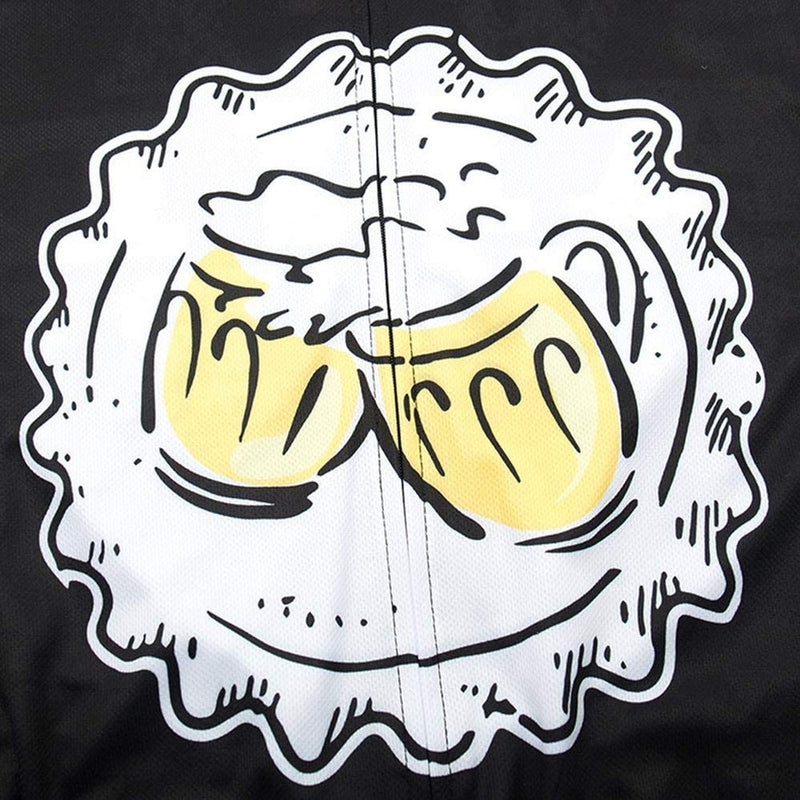 Paint Beer Black Men Funny MTB Short Sleeve Cycling Jersey Top
