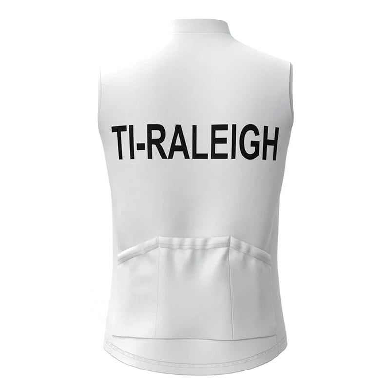 TI Ralelgh White Retro MTB Cycling Vest