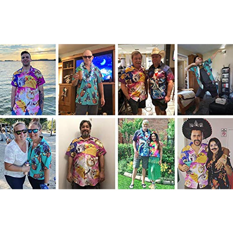 Blue Galaxy Funny Hawaiian Shirt