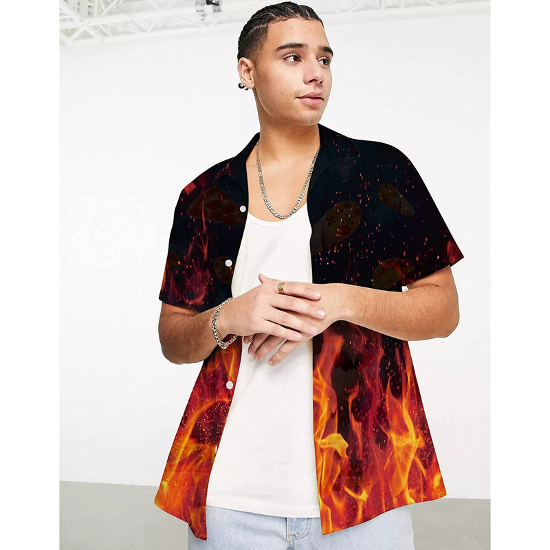 Flame Funny Hawaiian Shirt