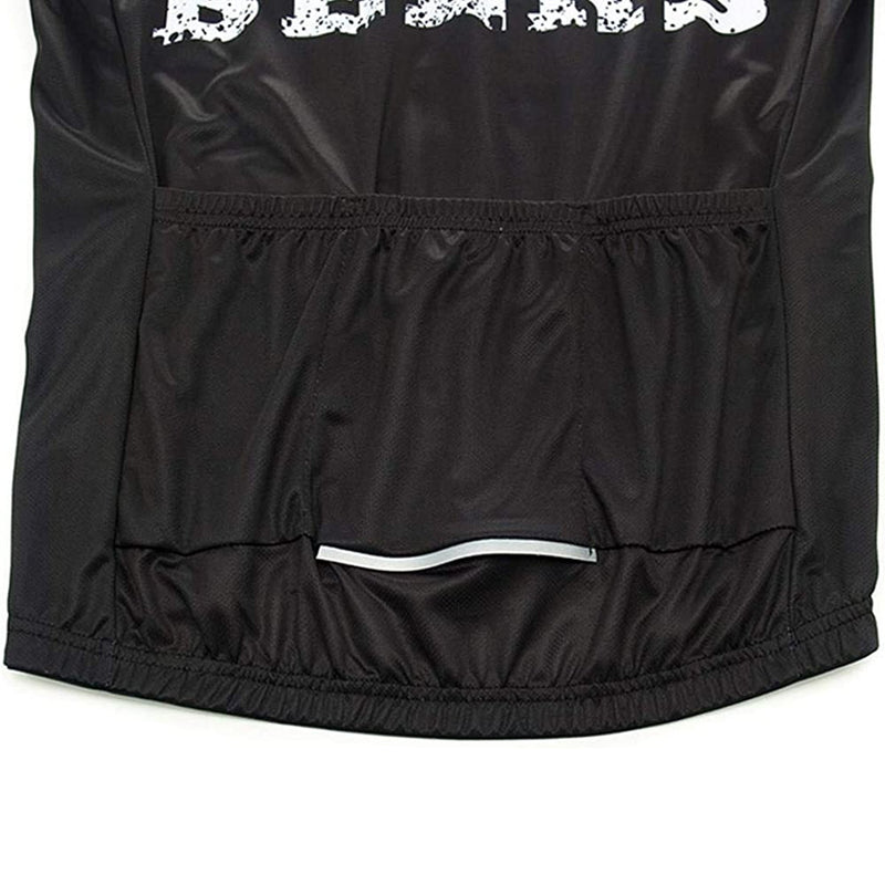 Paint Beer Black Men Funny MTB Short Sleeve Cycling Jersey Top