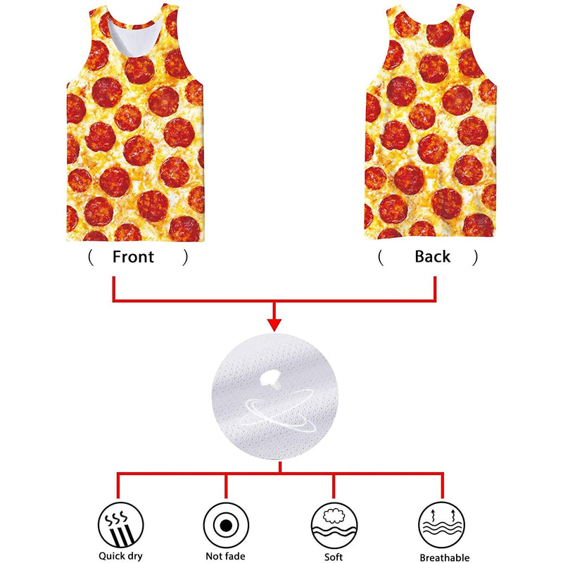 Pizza Funny Tank Top