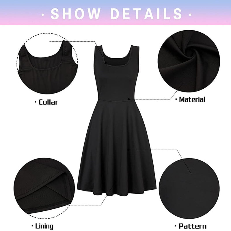 Black Funny Dress for Women