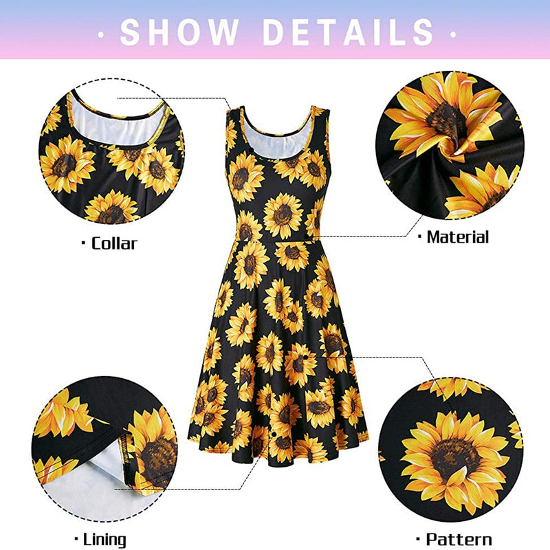 Sunflower Funny Dress for Women