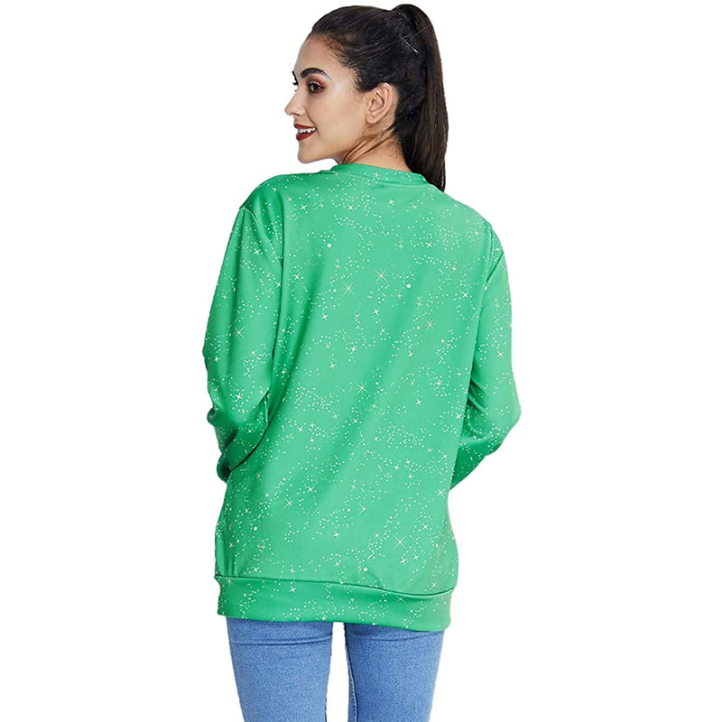 Green Big Boob Ugly Christmas Sweater